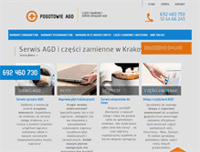 Tablet Screenshot of pogotowie-agd.pl